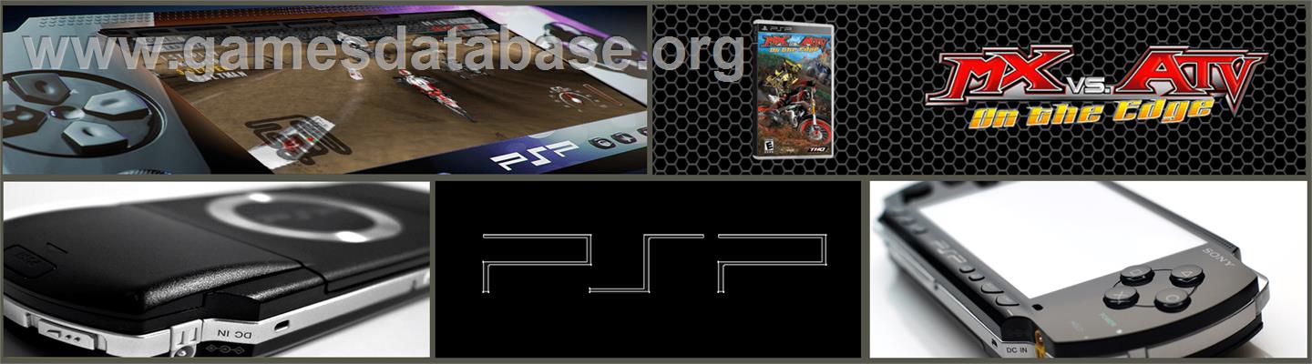MX vs. ATV: On the Edge - Sony PSP - Artwork - Marquee