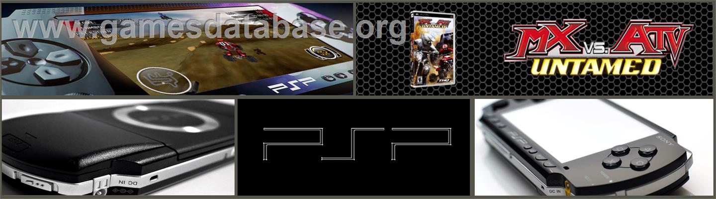 MX vs. ATV Untamed - Sony PSP - Artwork - Marquee