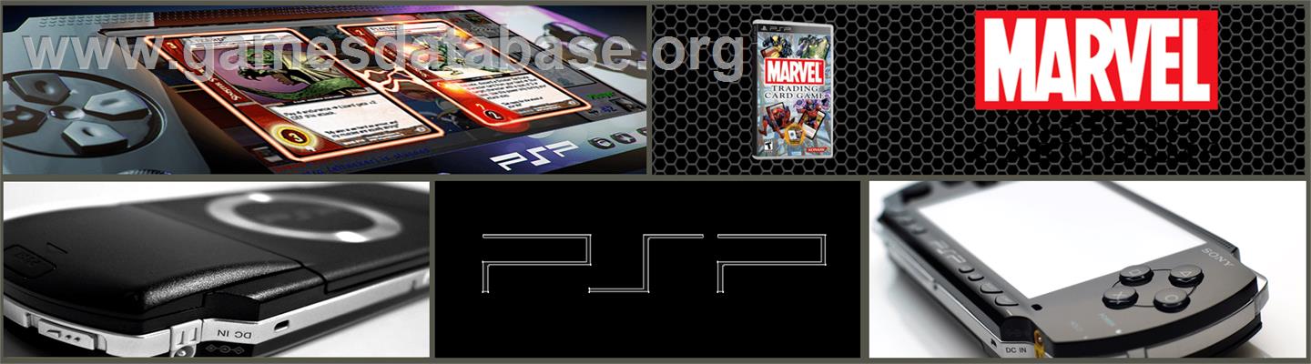 Marvel Trading Card Game - Sony PSP - Artwork - Marquee