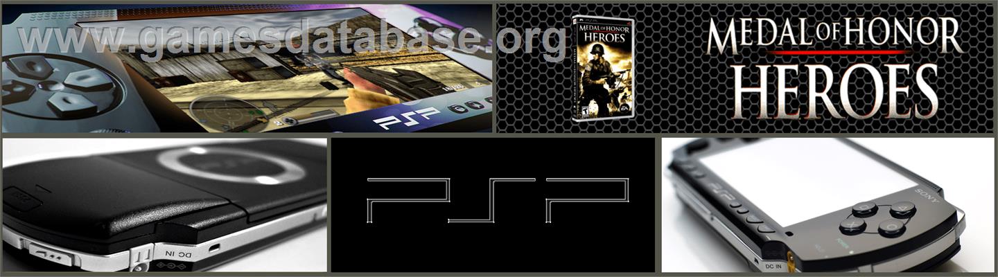 Medal of Honor: Heroes - Sony PSP - Artwork - Marquee