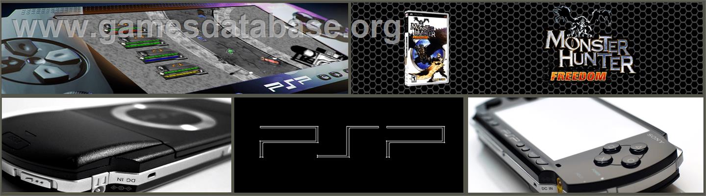 Monster Hunter Freedom - Sony PSP - Artwork - Marquee