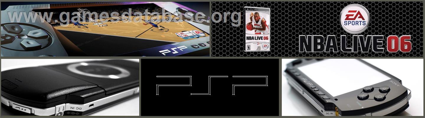 NBA Live 6 - Sony PSP - Artwork - Marquee