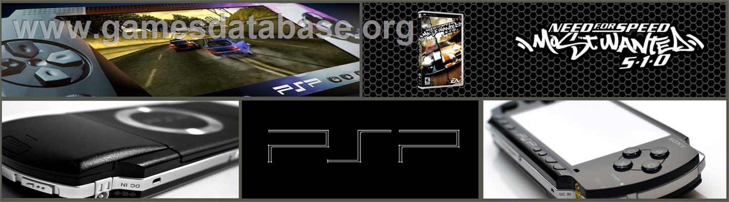 Need for Speed: Most Wanted 5-1-0 - Sony PSP - Artwork - Marquee