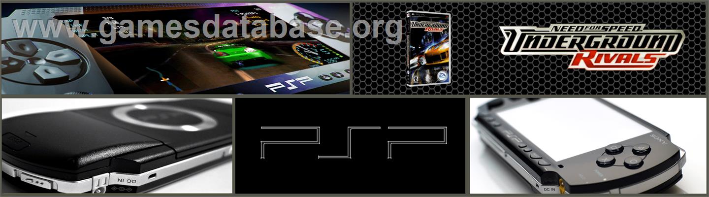 Need for Speed Underground: Rivals - Sony PSP - Artwork - Marquee