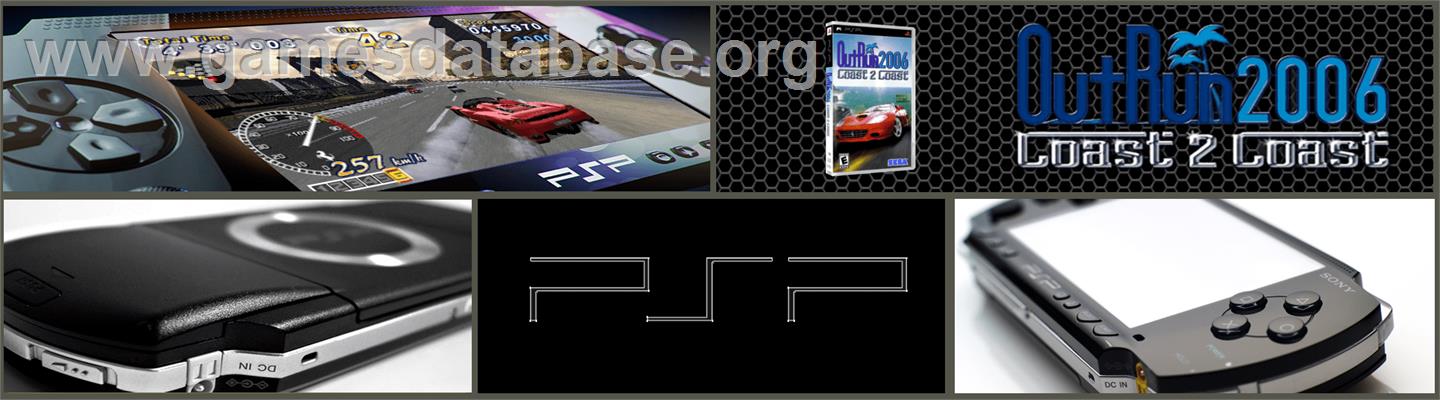 Out Run 2006: Coast 2 Coast - Sony PSP - Artwork - Marquee