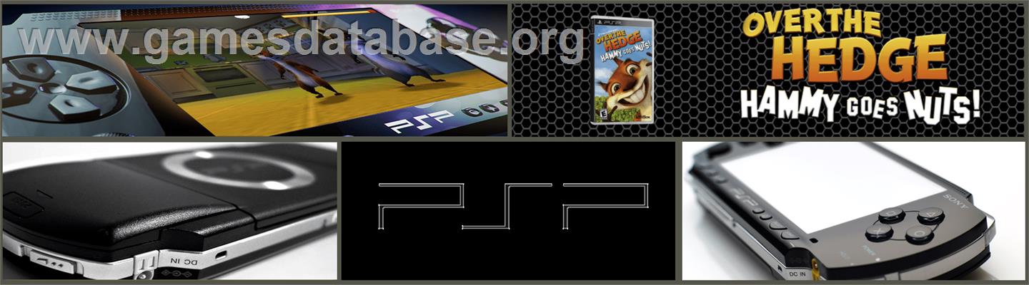 Over the Hedge: Hammy Goes Nuts - Sony PSP - Artwork - Marquee
