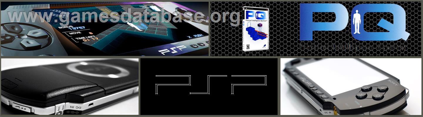 PQ: Practical Intelligence Quotient - Sony PSP - Artwork - Marquee