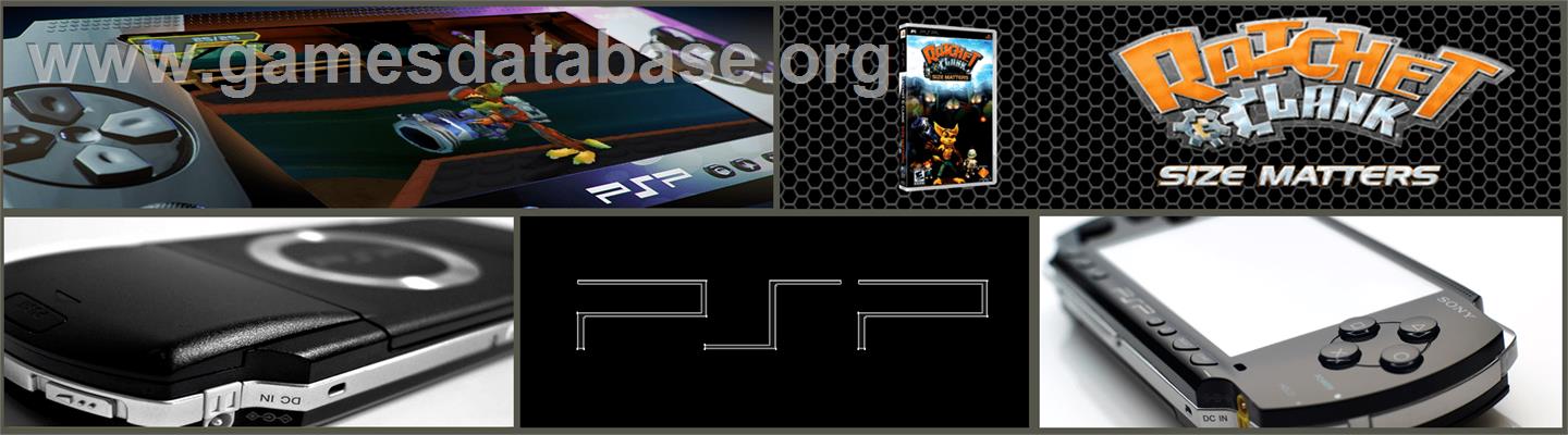 Ratchet & Clank: Size Matters - Sony PSP - Artwork - Marquee