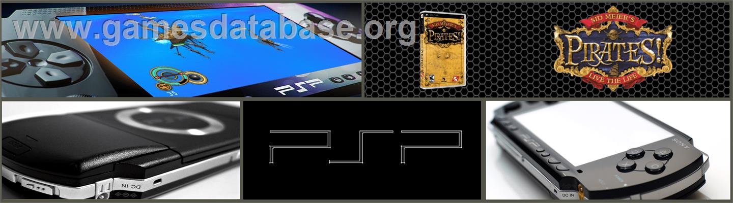 Sid Meier's Pirates - Sony PSP - Artwork - Marquee