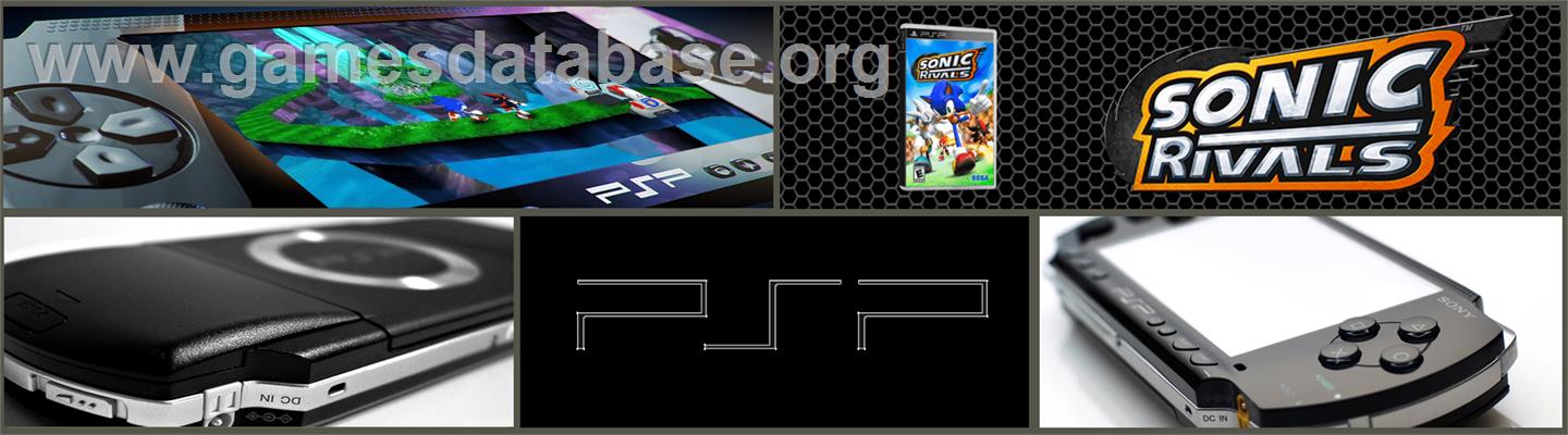 Sonic Rivals - Sony PSP - Artwork - Marquee