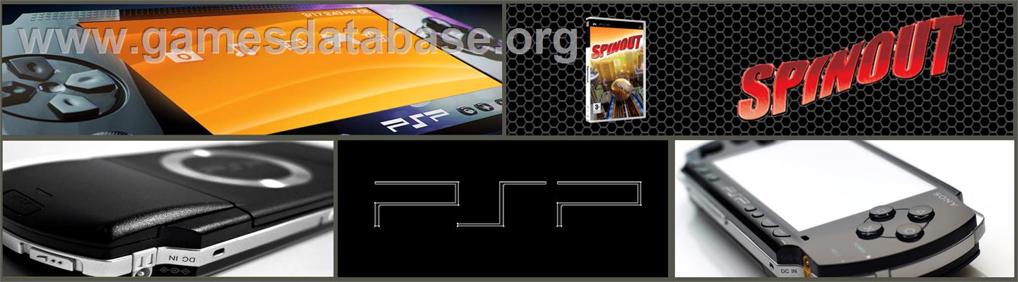 Spinout - Sony PSP - Artwork - Marquee
