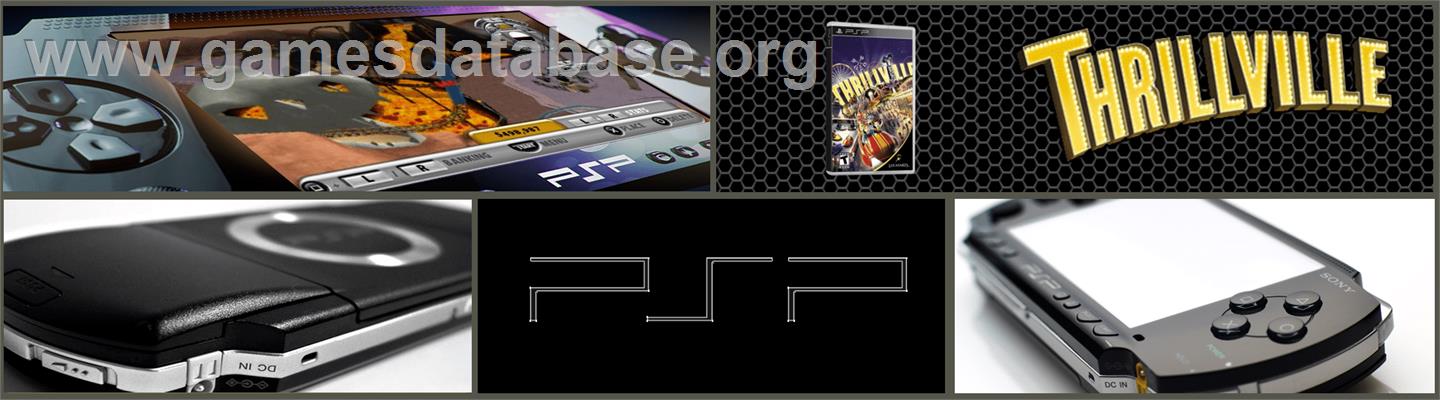 Thrillville: Off the Rails - Sony PSP - Artwork - Marquee