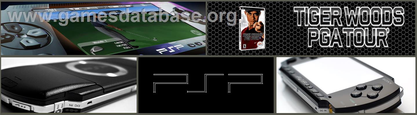 Tiger Woods PGA Tour - Sony PSP - Artwork - Marquee