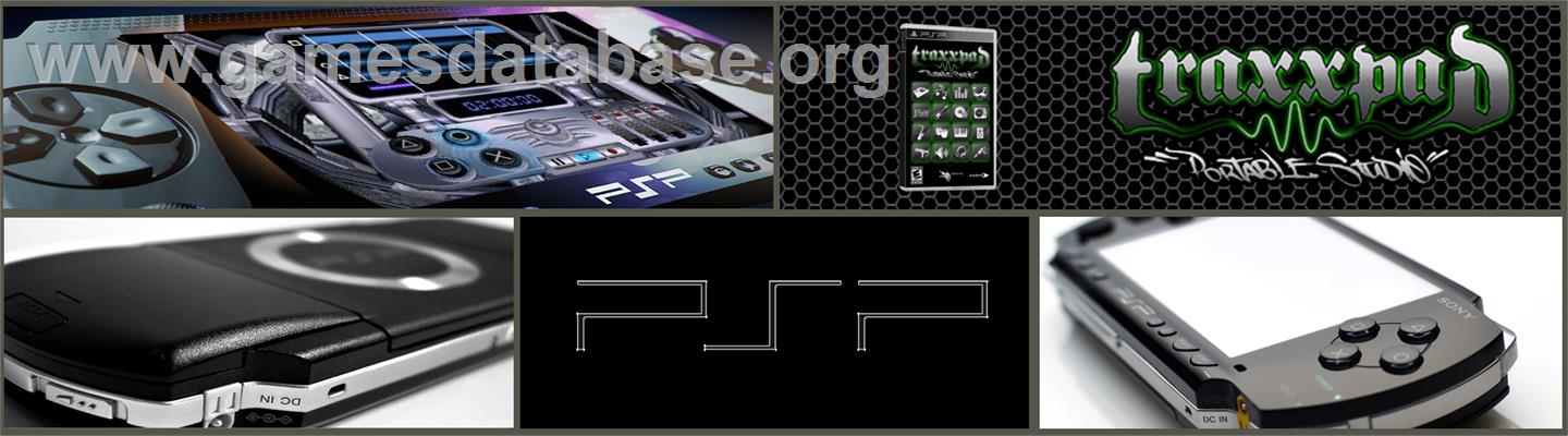 Traxxpad: Portable Studio - Sony PSP - Artwork - Marquee