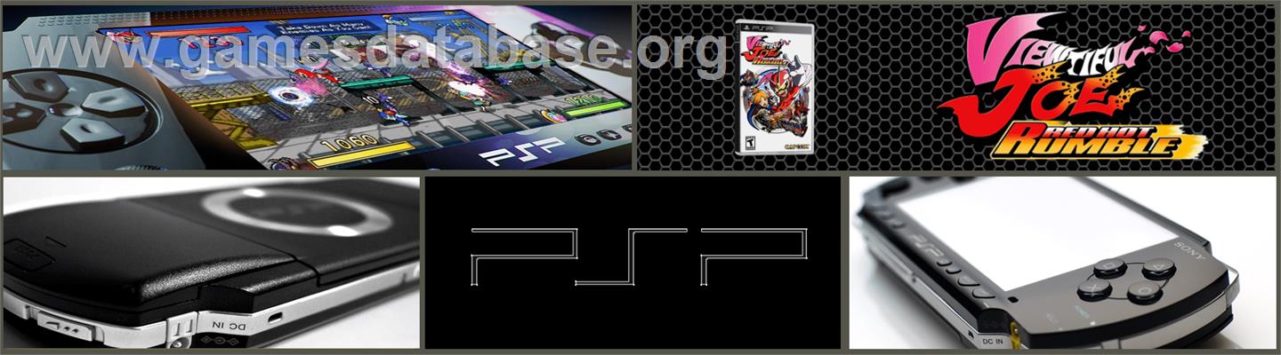 Viewtiful Joe: Red Hot Rumble - Sony PSP - Artwork - Marquee