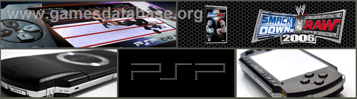 WWE Smackdown vs. Raw 2007 - Sony PSP - Artwork - Marquee