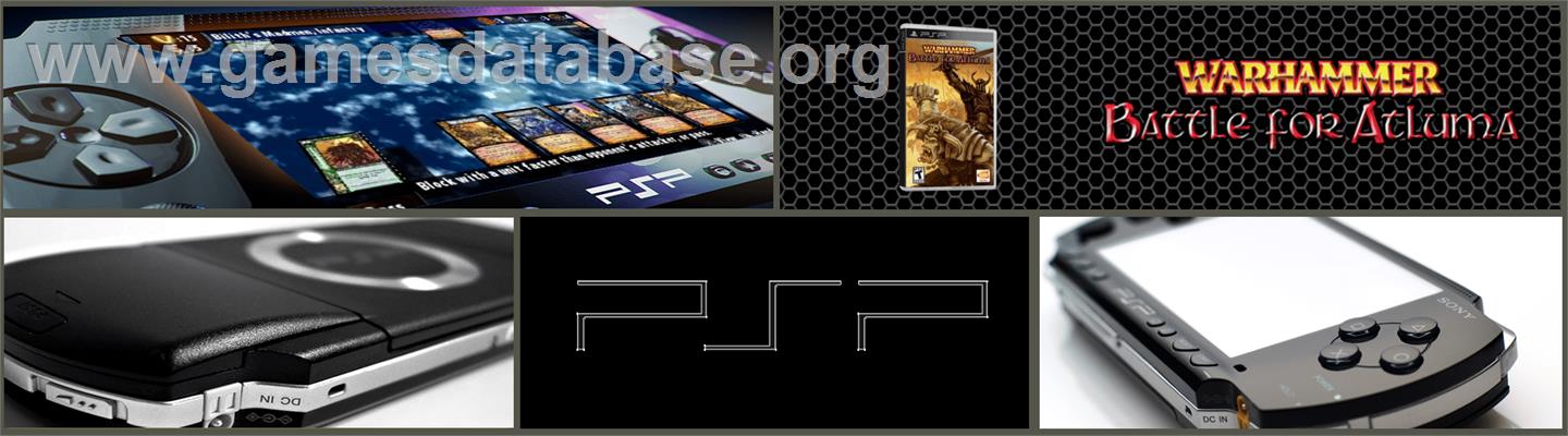 Warhammer: Battle for Atluma - Sony PSP - Artwork - Marquee