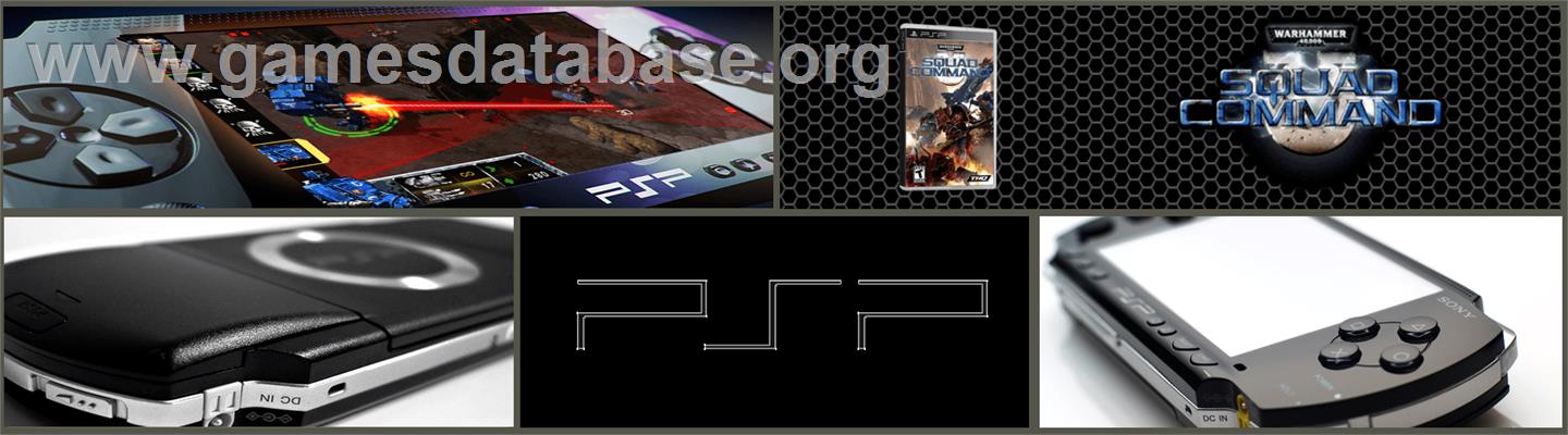 Warhammer 40,000: Squad Command - Sony PSP - Artwork - Marquee