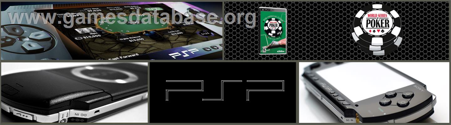 World Series of Poker: Tournament of Champions - Sony PSP - Artwork - Marquee