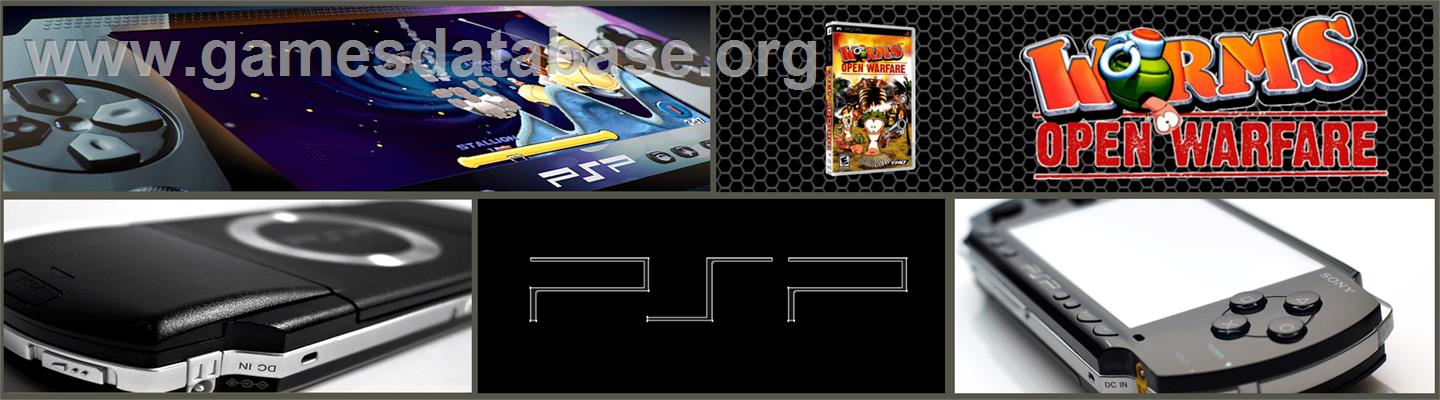 Worms: Open Warfare 2 - Sony PSP - Artwork - Marquee