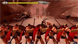 In game image of 300: March to Glory on the Sony PSP.