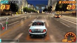 In game image of Asphalt - Urban Gt 2 on the Sony PSP.