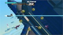 In game image of Astro Boy - The Video Game on the Sony PSP.
