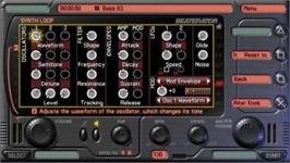 In game image of Beaterator on the Sony PSP.