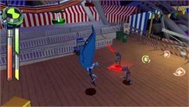 In game image of Ben 10 - Alien Force on the Sony PSP.