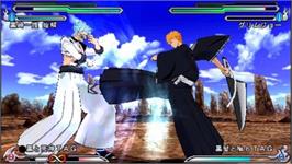 In game image of Bleach - Heat The Soul 4 on the Sony PSP.