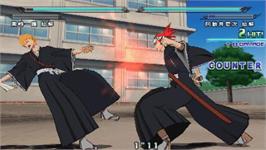 In game image of Bleach - Heat The Soul 6 on the Sony PSP.