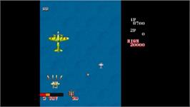In game image of Capcom Classics Collection Reloaded on the Sony PSP.