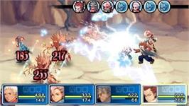 In game image of Crimson Gem Saga on the Sony PSP.