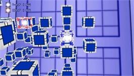 In game image of Cube - 3d Puzzle Mayhem on the Sony PSP.