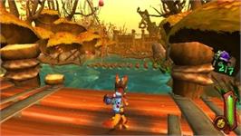 In game image of Daxter on the Sony PSP.