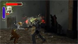 In game image of Dead Head Fred on the Sony PSP.