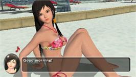In game image of Dead Or Alive Paradise on the Sony PSP.