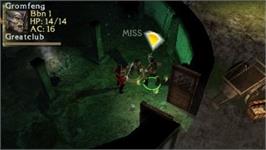 In game image of Dungeons And Dragons - Tactics on the Sony PSP.