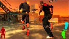 In game image of Free Running on the Sony PSP.