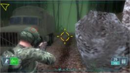 In game image of Ghost Recon Advanced Warfighter 2 on the Sony PSP.