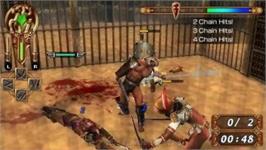 In game image of Gladiator Begins on the Sony PSP.