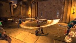 In game image of God Of War - Chains Of Olympus on the Sony PSP.