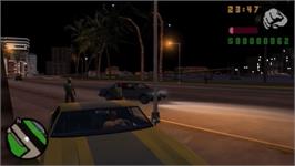 In game image of Grand Theft Auto: Vice City Stories on the Sony PSP.