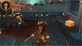In game image of Lego Pirates Des Caraïbes - Le Jeu Vidéo on the Sony PSP.