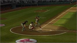 In game image of MVP Baseball on the Sony PSP.