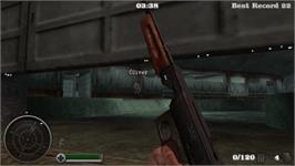 In game image of Medal of Honor: Heroes on the Sony PSP.