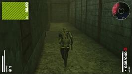 In game image of Metal Gear Solid: Portable Ops on the Sony PSP.