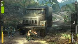 In game image of Metal Gear Solid - Peace Walker on the Sony PSP.