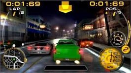 In game image of Midnight Club 3 - Dub Edition on the Sony PSP.