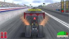 In game image of Nhra Drag Racing - Countdown To The Championship on the Sony PSP.